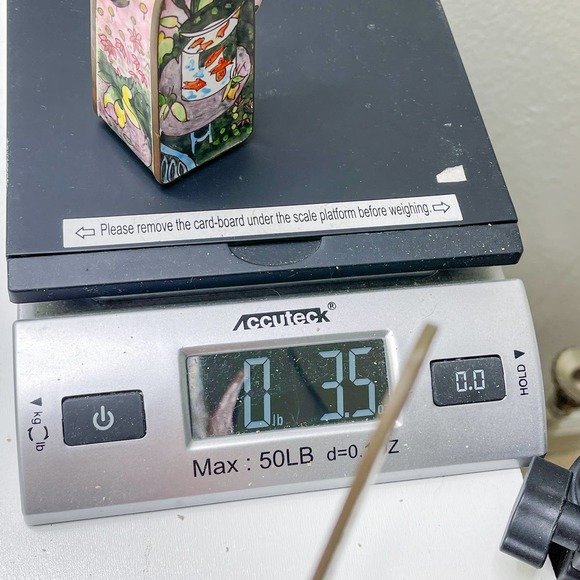 Empress Arts LTD Miniatures Enamel on Copper Home Decor Collectible Art - Picture 6 of 6